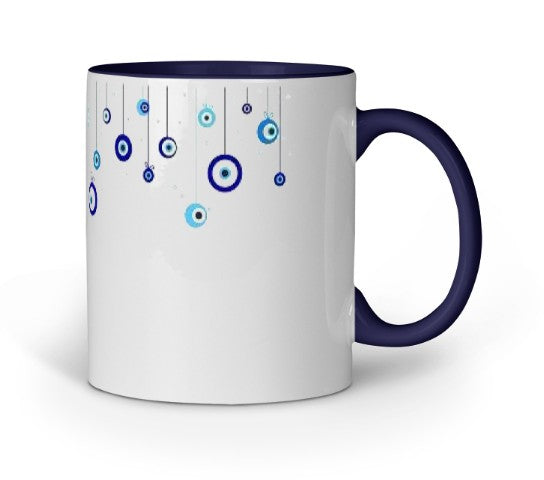 Celestial Evil Eye Edition Mug – Hanging Talisman Design