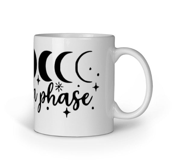 Moon Phases Ceramic Coffee Mug