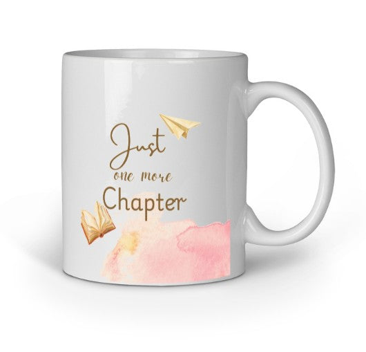 "Just One More Chapter" Reader's Coffee Mug